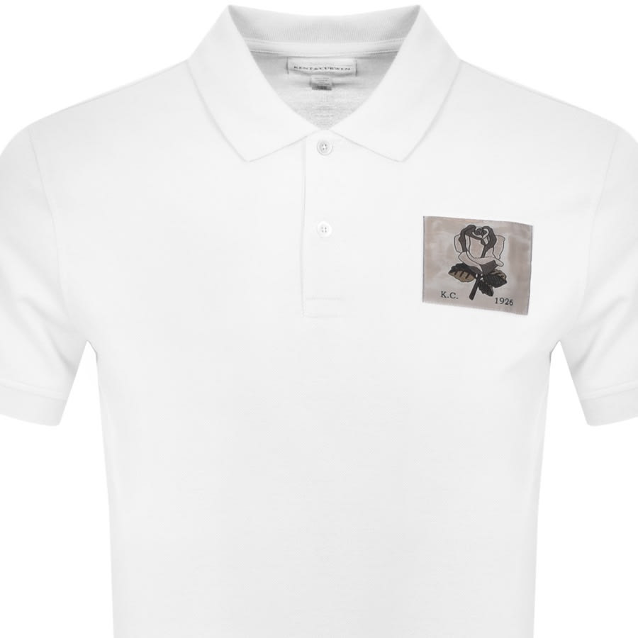 Alternative Image for ProductKent And Curwen Rose Polo T Shirt White2